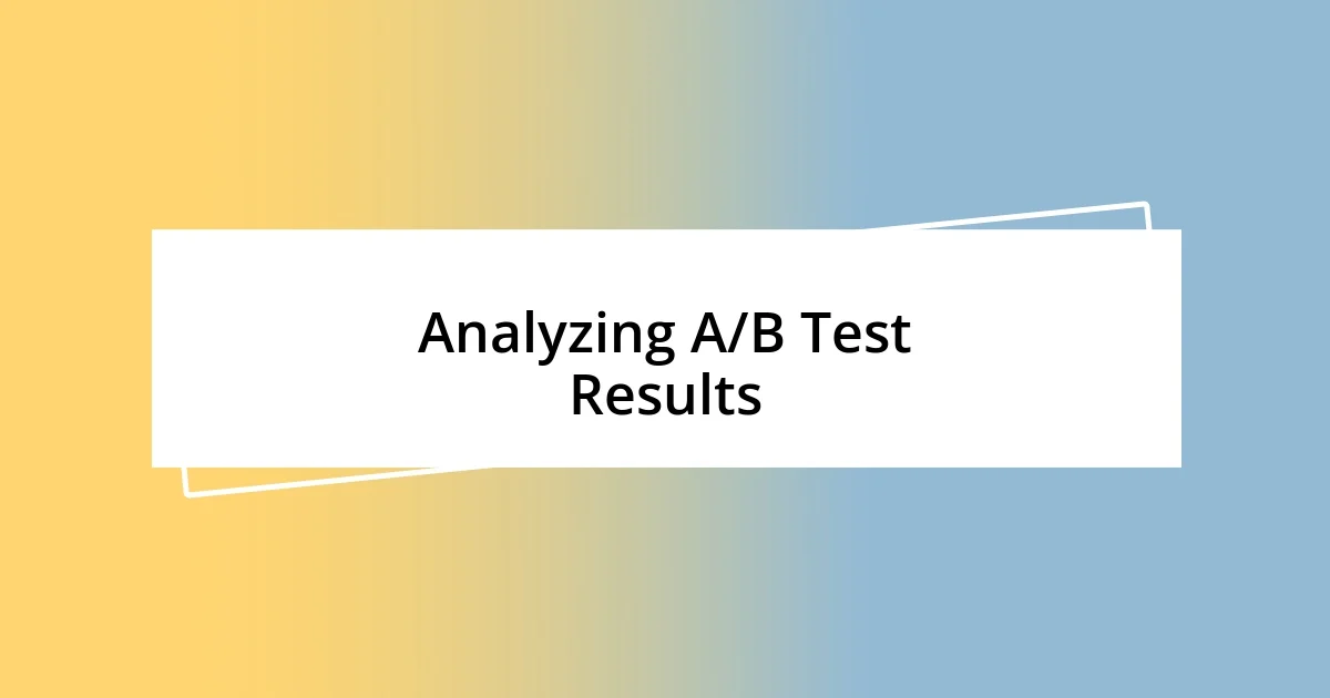 Analyzing A/B Test Results